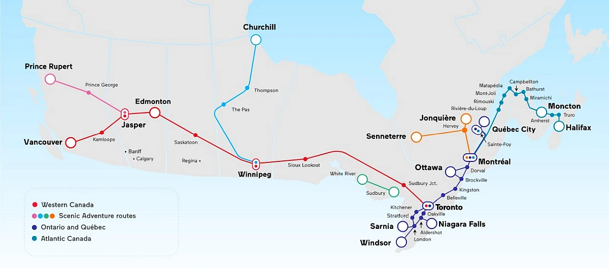 When you're planning your next trip to Canada, the options and flexibility are endless! Planning a trip from home is effortless and convenient with the number of train routes that link almost 410 unique stations in Canada.