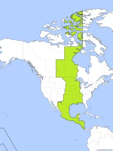 Central Standard Time (CST) Map