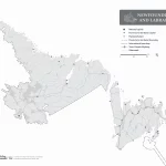 Newfoundland and Labrador without the names map