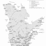 Quebec with names map