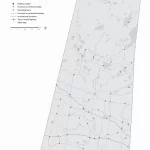 Saskatchewan without the names map