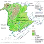 New Brunswick Relief Map