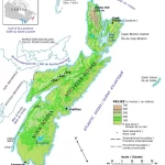 Nova Scotia Relief Map
