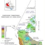 Northwest Territories Relief Map