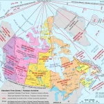 Time Zone map of Canada