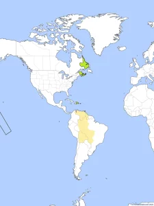 Atlantic Standard Time (AST) Map