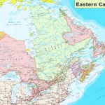 Map of Eastern Canada